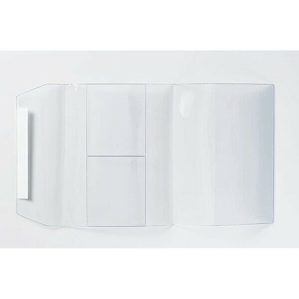 ピュアクリアカバー A5 大 収納目安217×156mm ハードカバー書籍 透明 ブックカバー 保護 シンプル コンサイス - メール便対象