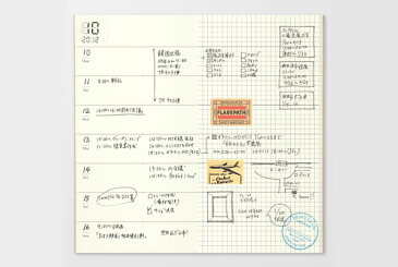 【メール便対象】【TRAVELER'S notebook】トラベラーズノート リフィル レギュラーサイズ 019 週間フリー+メモ