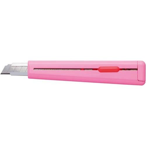 コクヨ カッターナイフ 標準型・フッ素加工刃 ピンク - メール便対象