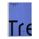 ノート Trees プラスメモリ B罫 30枚 セミB5 バイオレット 学習 学生 社会人 勉強 書きやすい - メール便対象
