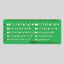 クラウン エッヂ付定規 英/数字 CR-TN30-G - メール便不可