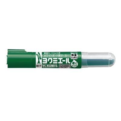 コクヨ ホワイトボード用マーカー ヨクミエール 直液カートリッジ式 細字 緑 [PM-B501G] - メール便対象