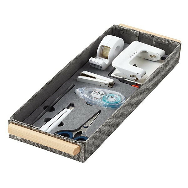 コクヨ オキブング ミニセット ハサミ/カッター/定規/ステープラー/のり/パンチ トレー付 共有文具 オ..