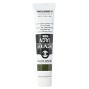 ターナー アクリルガッシュ 20ml #46 オリーブグリーン 絵具 速乾 耐水 ツヤ消し マット イラスト - メール便対象