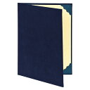 ナカバヤシ 証書ファイル/スエード/B5/紺 FSS-B5-B - メール便不可