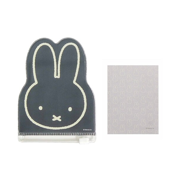 ビーエスエス フェイスシリーズ メモA ケース付き ブラック 大人可愛い シンプル - メール便対象