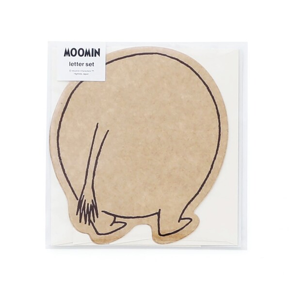 ムーミン レターセット おしり 便箋 封筒 手紙 かわいい - メール便対象
