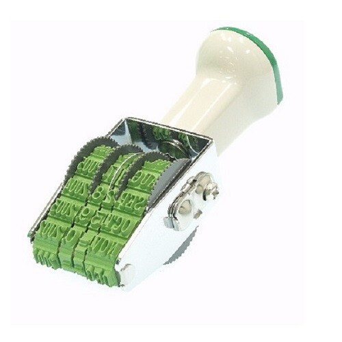 サンビー テクノタッチ回転印 西暦4号日付 TK-SD4 - メール便不可