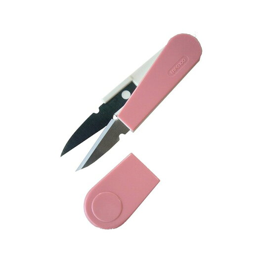 糸切はさみ キャポ100 ピンク 10cm 裁縫道具 持ち運び キャップ付き ステンレス製 クロバー 糸切はさみ キャポ100 ピンク 10cm 裁縫道具 持ち運び キャップ付き ステンレス製 クロバー