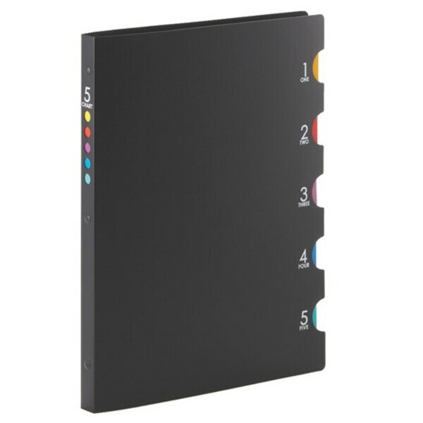 マルマン A4 ファイルノート ファイブチャート ルーズリーフ ファイル ノート レジュメ 書類 整理 管理..