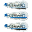3個まとめ買い トンボ鉛筆 修正テープ MONO AIR モノエアー 詰め替えタイプ 本体 6mm幅 - メール便対象
