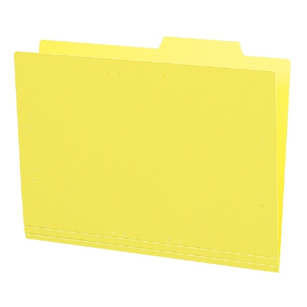 コクヨ 個別フォルダー(カラー・PP製) A4 黄 5冊パック - メール便不可