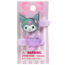 クロミ ミニヘアクリップ 2個セット ハート ラメ入 キラキラ アクセサリー おしゃれ 入園 入学 かわいい サンリオ - メール便対象