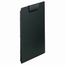 LIHITLAB クリップファイル F-2650-24 A4E 黒 - メール便不可