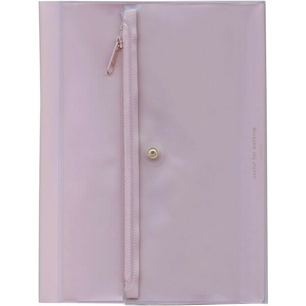 ダイゴー isshoni. ペンケース付ノートカバー リサイクルPVC A5 ピンク N1935