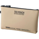 テクスポーチ TEX-POUCH スタンダードサイズ ベージュ シリコン素材 ファスナー ガジェット アウトドア 小物入れ キングジム(3)