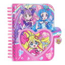 キミとアイドルプリキュア キラキラはーとな手帳 鍵付 秘密 交換日記 知育 TVアニメ 女の子 人気 かわいい サンスター文具 - メール便対象