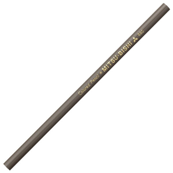 三菱鉛筆 色鉛筆 880単色 はいいろ 1