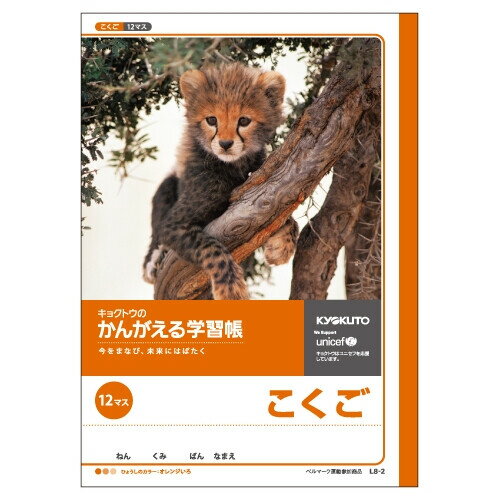 日本ノート かんがえる学習帳 国語12マス - メール便対象