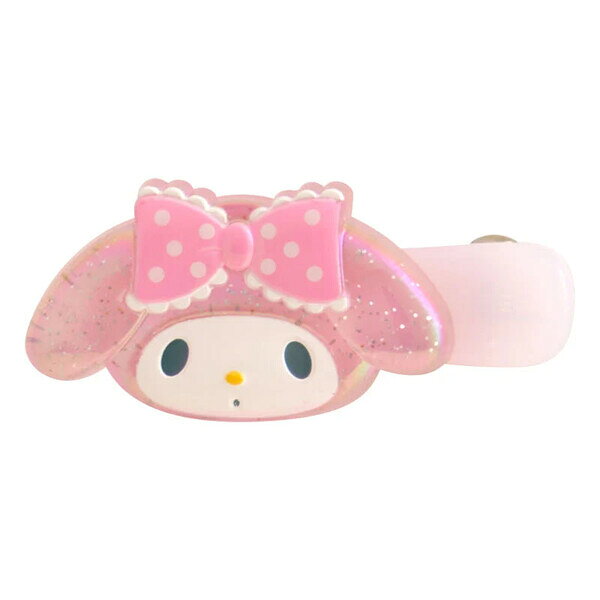 マイメロディ ミニヘアクリップ 2個セット ハート ラメ入 キラキラ アクセサリー おしゃれ 入園 入学 かわいい サンリオ - メール便対象の商品画像 3
