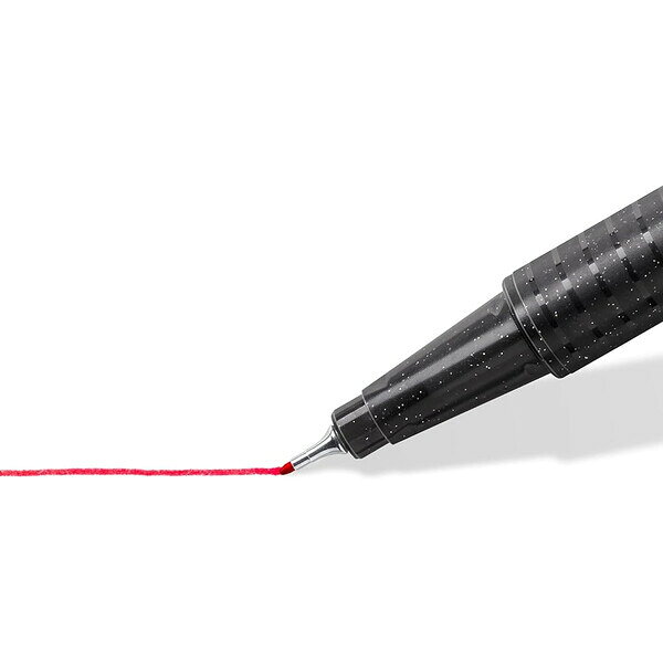 ステッドラー 水性ペン トリプラス ファインライナー 0.3mm 10色セット 細書き 三角軸 メタルボディ デザイン イラスト