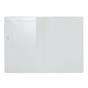 ノートカバー ラコニック スタイルノート 専用 ミルキーホワイト A5 半透明 クリアポケット付 2冊収納可 手帳 スケジュール - メール便対象