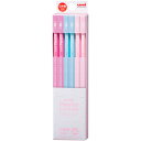 ユニ パレット uni Palette かきかた鉛筆 六角軸 パステルピンク 6B 12本入 シンプル 入学 小学校 三菱鉛筆 - メール便対象(3)