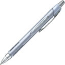 三菱鉛筆 ジェットストリーム ラバーボディ 0.7mm シルバー 黒 - メール便対象