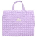 Pinocchio ピノチオ レッスンバッグ パープル 39×31cm ポップコーン生地 月曜セット 体操服 上靴 入園 入学 マルヨシ