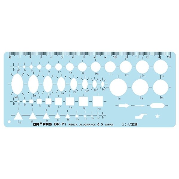 ドラパス 製図用 テンプレート コン
