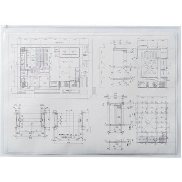 西敬 ファスナー付図面ケース A3 CZ-A3 - メール便不可 2