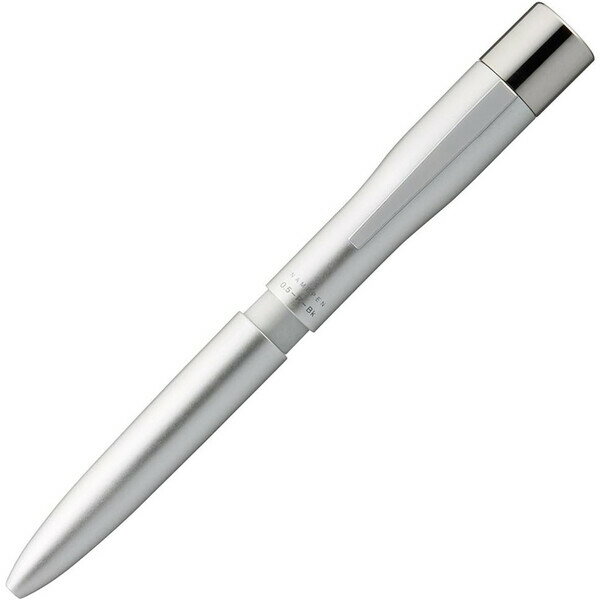 シヤチハタ はんこ付き多機能ペン ネームペン トリノ NP-TF1/MO シルバー 印面:9.0mm ボール径:0.7mm シャープ芯径:0.5mm