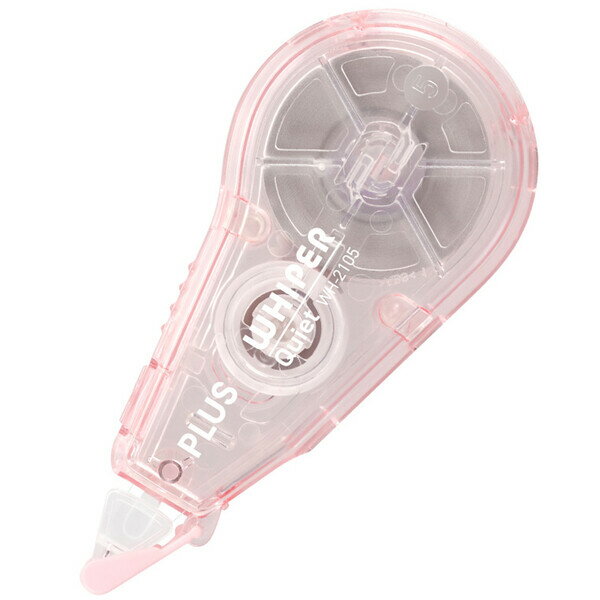 修正テープ ホワイパー クワイエット 本体 ピンク 幅5mm 12m巻 静音 交換式 逆引き コンパクト エコ プラス - メール便対象