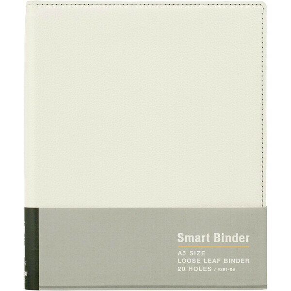 マルマン バインダー スマートバインダー A5 20穴 ホワイト F291-06