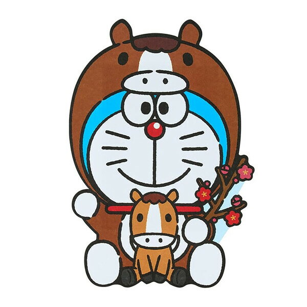 ドラえもん I'm Doraemon ぽち袋 うま 3枚入 封シール付 三つ折り ポチ袋 封筒 お年玉 正月 お祝い 干..
