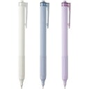 トンボ鉛筆 油性ボールペン モノグラフライト 0.5mm 黒インク スモーキーカラー軸 アソート3本パック - メール便対象