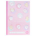 ちいかわ ノート B5 方眼 ともだち柄 ピンク ハチワレ うさぎ モモンガ 古本屋 日本製 入学 進級 プレゼント サンスター文具 - メール便対象