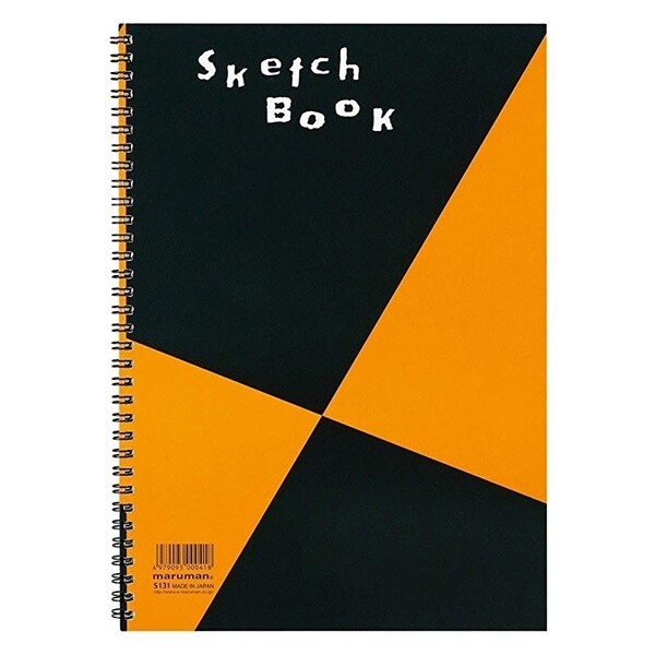 マルマン スケッチブック A4 図案シリーズ 画用紙 定番 S131 スケブ お絵描き スクラップ ノート - メール便対象
