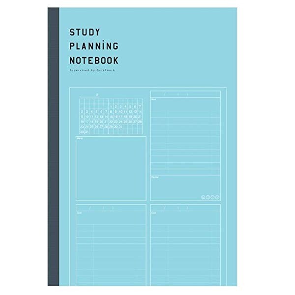 学研ステイフル 東大クイズ王 QuizKnock 共同開発文具 勉強計画ノート B5 ブルー - メール便対象のサムネイル
