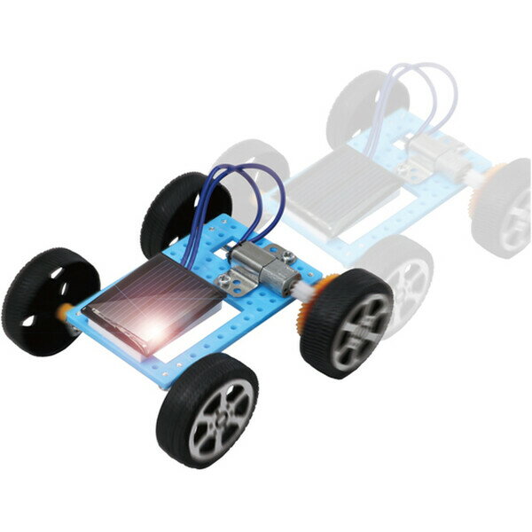 ミニソーラーカー組立キット 55931 工作 太陽電池 - メール便対象