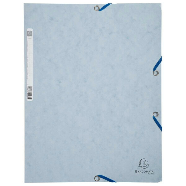 エグザコンタ EXACOMPTA ゴム留めファイルA4 便利 持ち運びしやすい 整理整頓 書類をまとめやすい - メ..