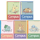 【5冊パック】 ポケットモンスター Campus キャンパスノート セミB5 ドット B罫/6mm ピカチュウ/イーブイ ショウワノート