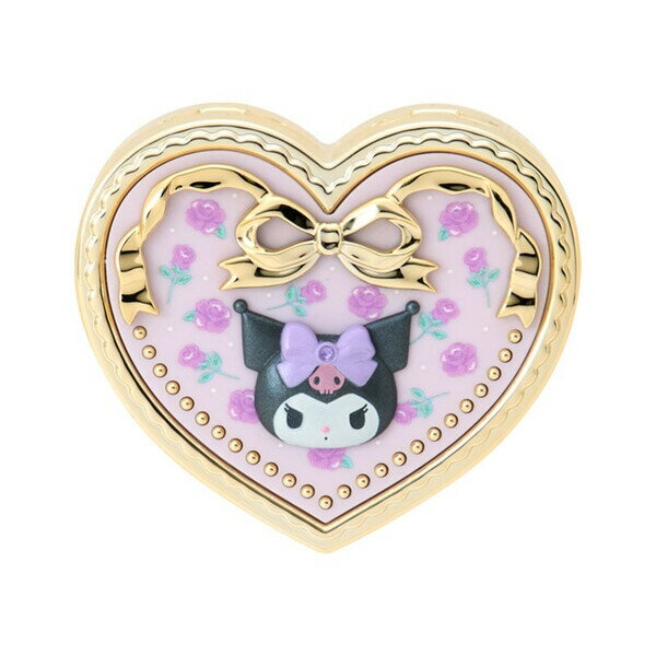 クロミ ミラー付き小物ケース ハート型 バラ 鏡 アクセサリー 薬 収納 かわいい サンリオ - メール便不可