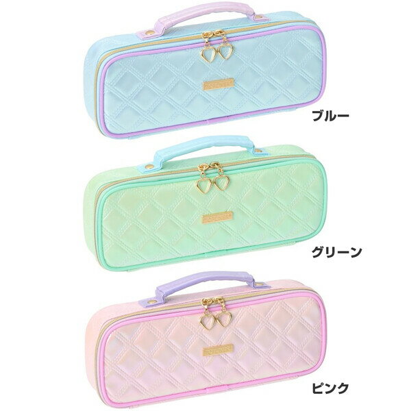トップライナー ペンケース キルティング 大容量 筆箱 筆入れ コンパクト 入学 小学生 女の子 かわいい レイメイ藤井 - メール便不可