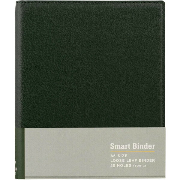 マルマン バインダー スマートバインダー A5 20穴 ディープグリーン F291-23