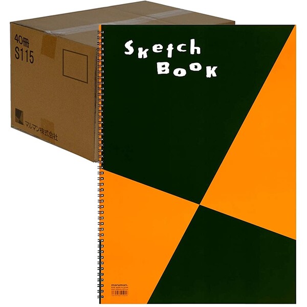 まとめ買い マルマン スケッチブック 図案シリーズ A3 S115 40冊セット
