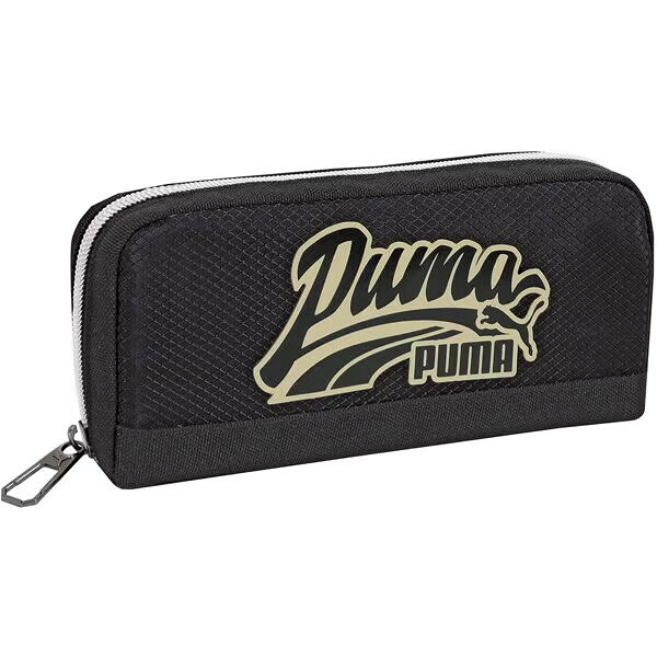 PUMA プーマ グラフィック スクエア ペンケース ブラック 限定デザイン メッシュポ...