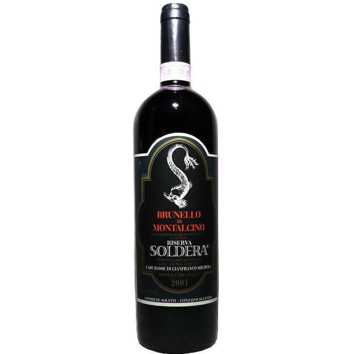 【 カーゼ バッセ 】 ブルネッロ ディ モンタルチーノ リゼルヴァ ソルデラ 2001 イタリア 750ml 赤ワイン
