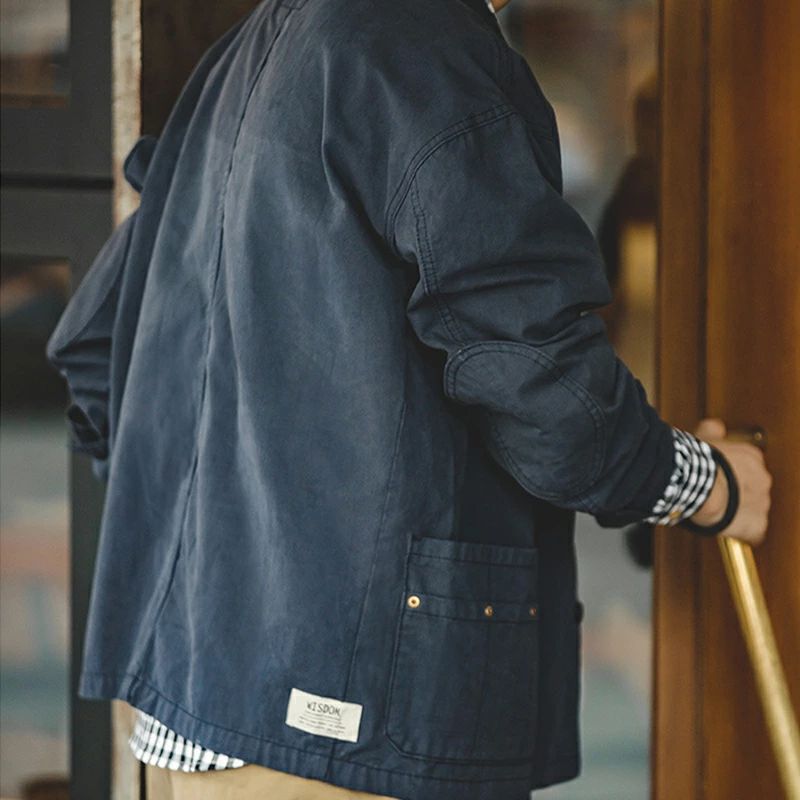 ジャケット フレンチワーク メンズ おしゃれ Gジャン アウター FRENCH WORK JACKET ヴィンテージ 男前 レトロ マルチポケット 春 秋 コート