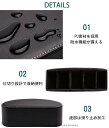 リモコンスタンド リモコンラック 収納ボックス リモコン収納 PU 卓上収納ケース リモコンホルダー 多機能 仕分け収納 卓上収納 リモコンケース 小物収納 文房具 小物整理 小物入れ 北欧風 滑り止め リビング/寝室/テーブル/事務室 4色(3)